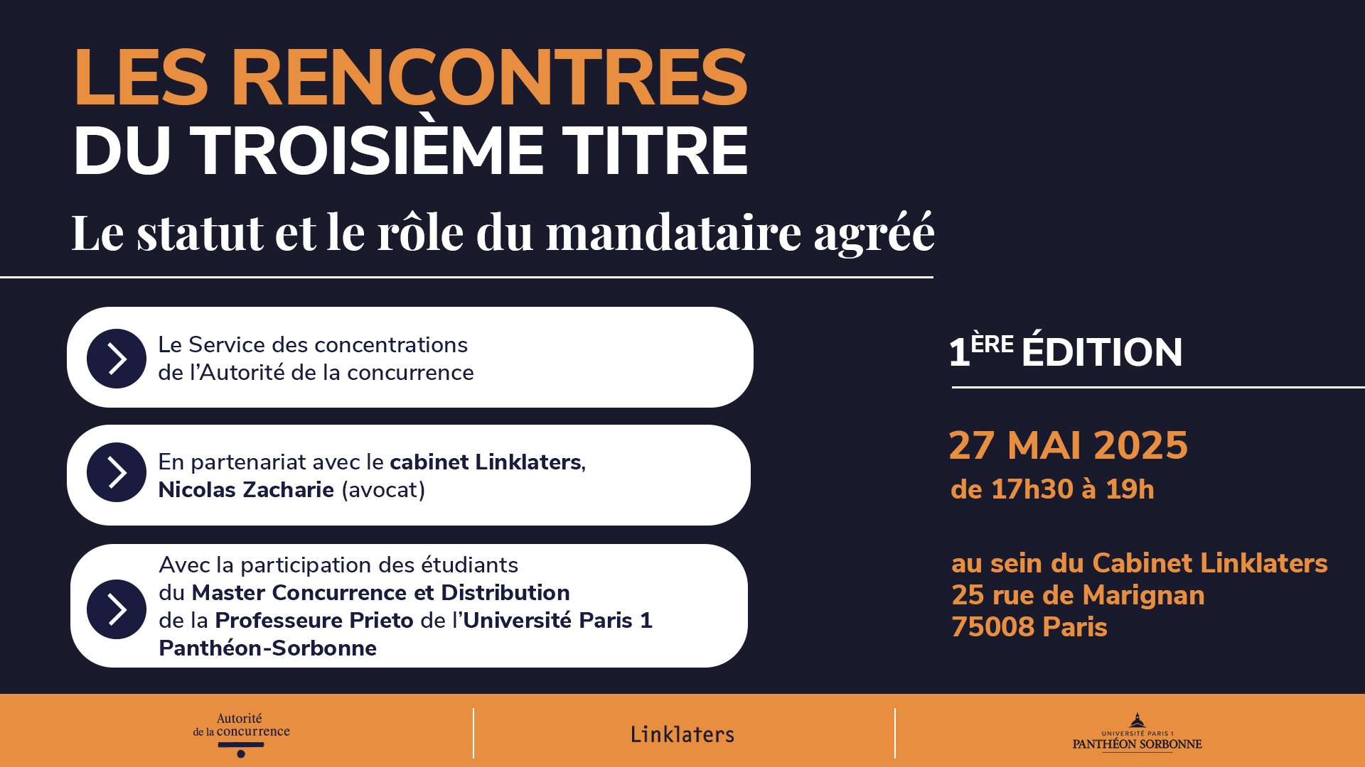 Rencontres du 3e titre-édition 1