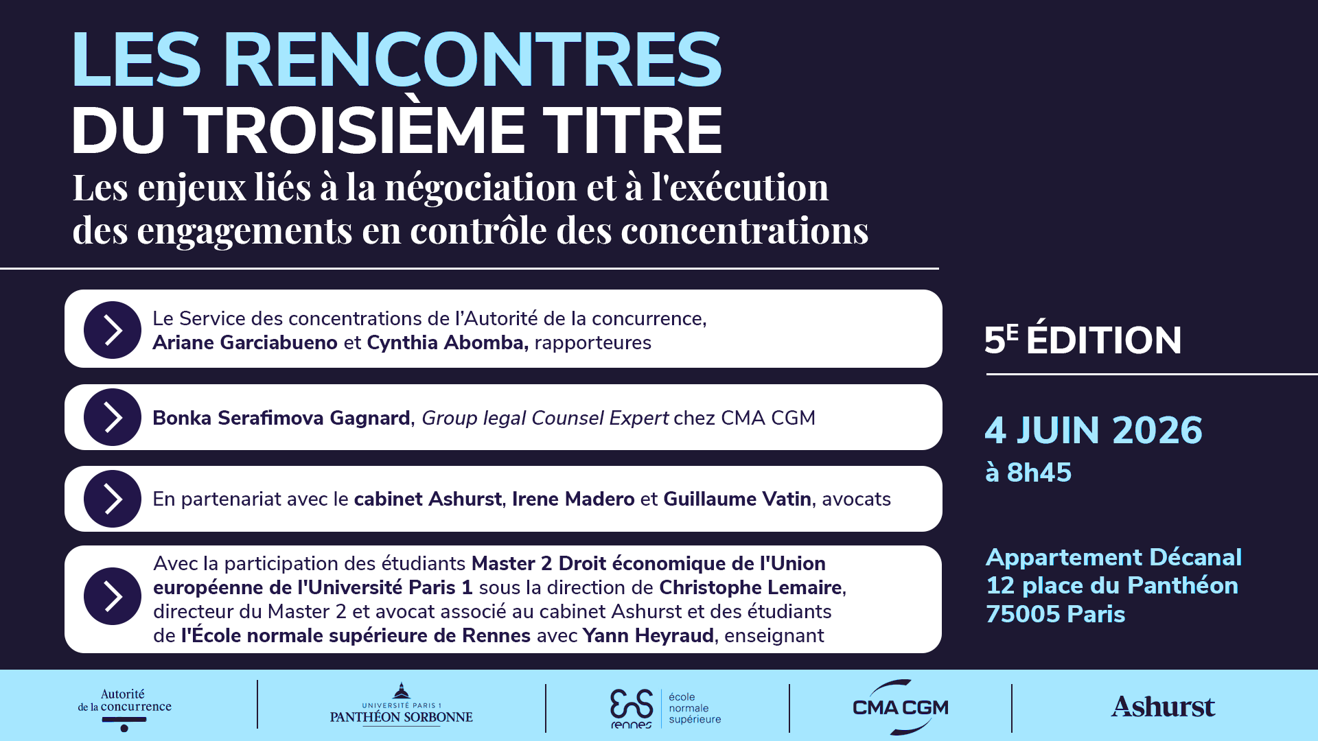 Rencontres du 3e titre